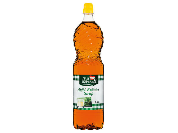 ECHT HERZHAFT Apfel-Kräuter Sirup