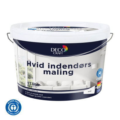 Hvid indendørsmaling