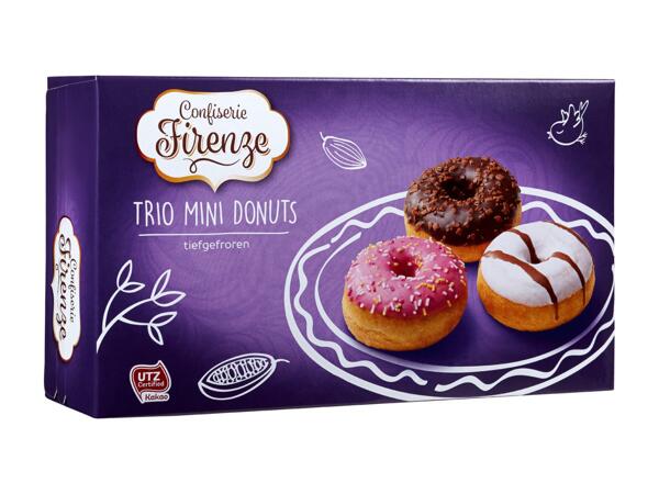 Trio de mini donuts