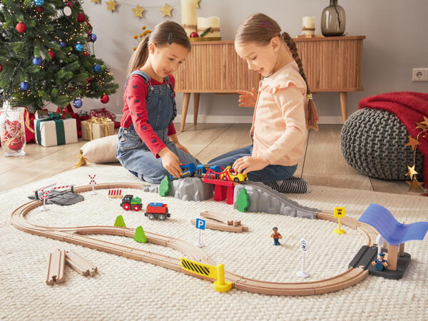 Eisenbahn-Set, 54-teilig