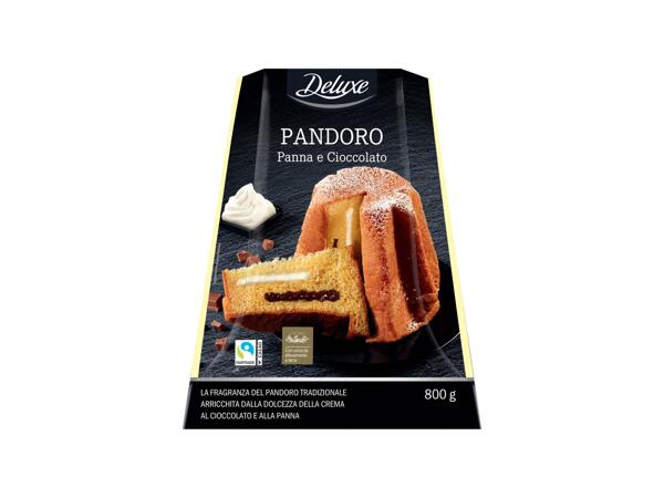 Pandoro with Cream and Chocolate