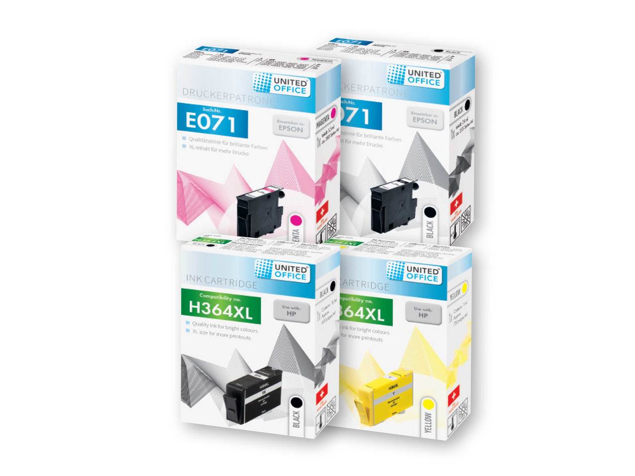 UNITED OFFICE(R) HP/Epson Ink Cartridge