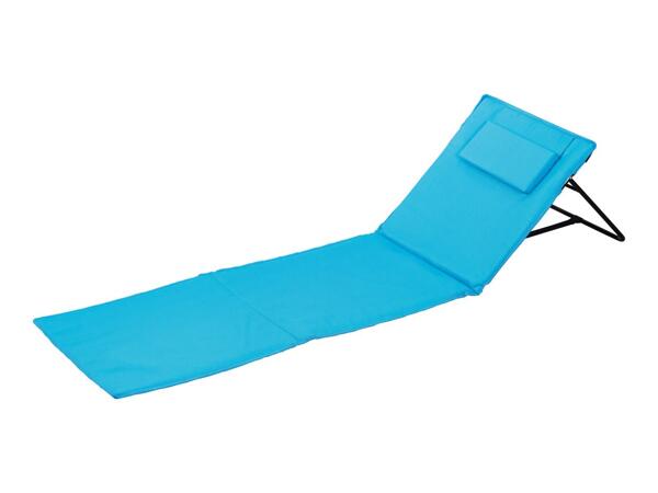 Blue Crivit Beach Lounger