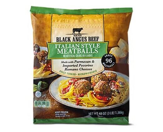 Black Angus Premium Beef Meatballs Original or Italian