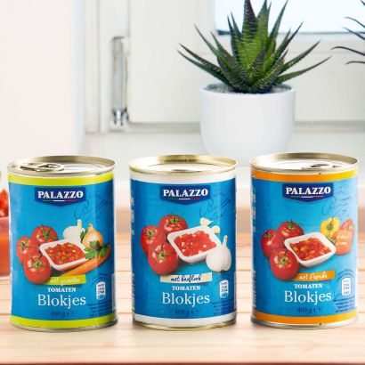 Dés de tomates aromatisés