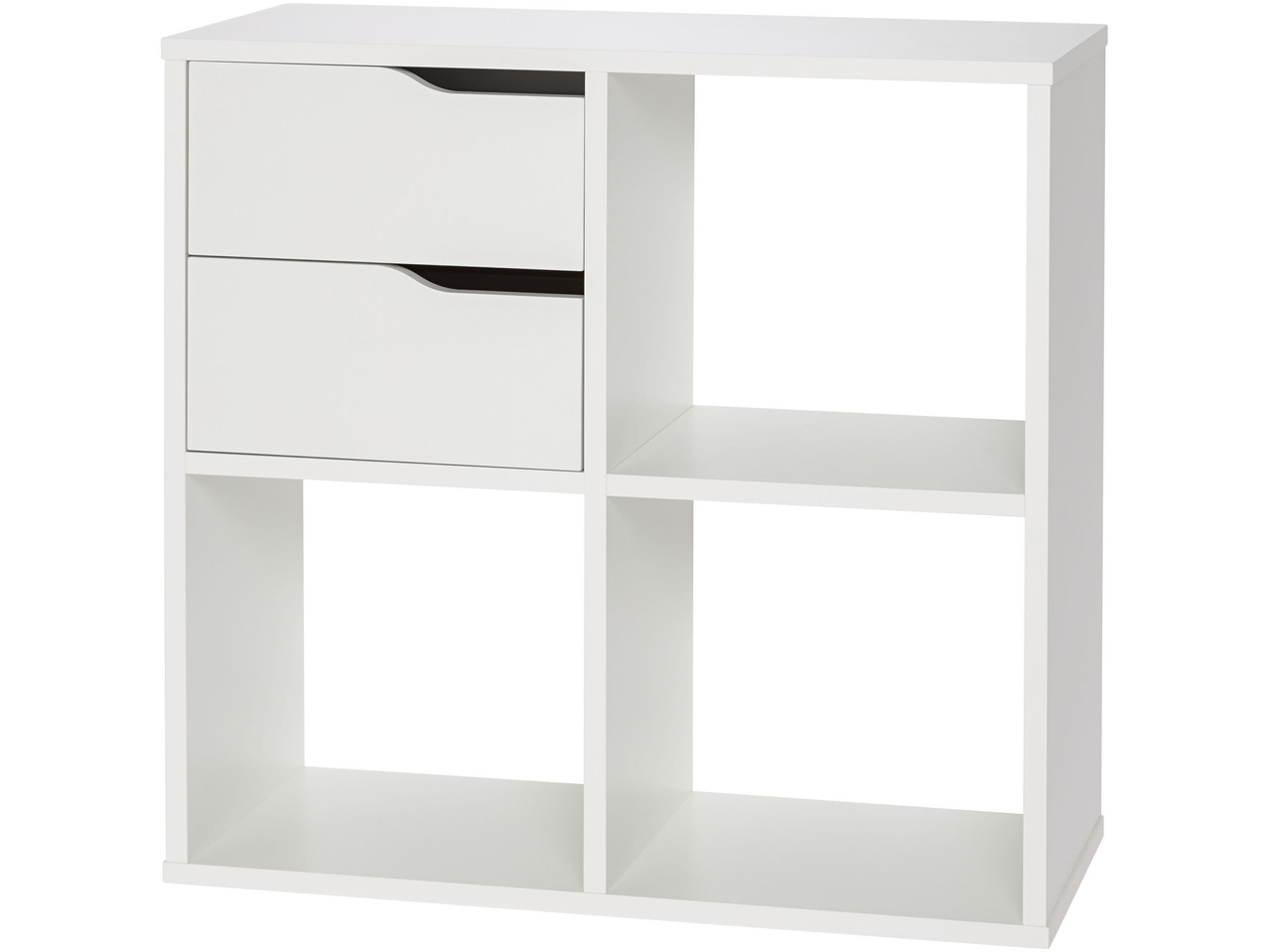 Storage Unit with 4 Shelves and 2 Drawers