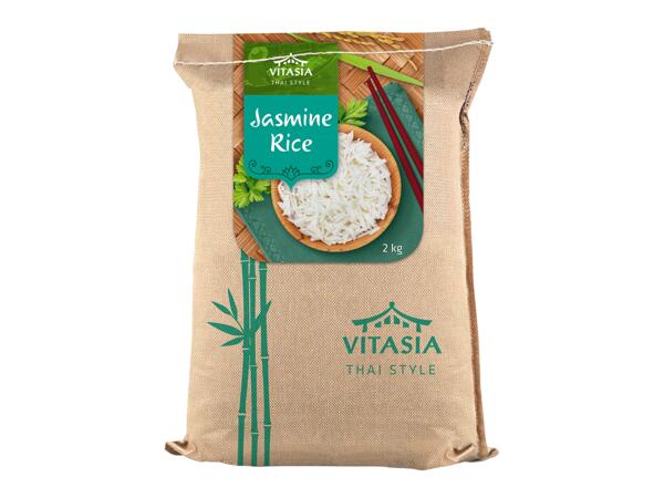 Jasmine Rice in Jute Bag