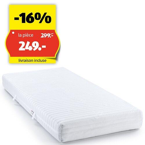 ELASTICA Matelas Alpaluna, 90 x 200 cm