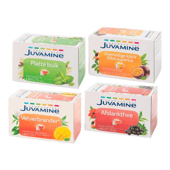JUVAMINE(R) Afslank-, detox- of spijsverteringsthee, 20 st.