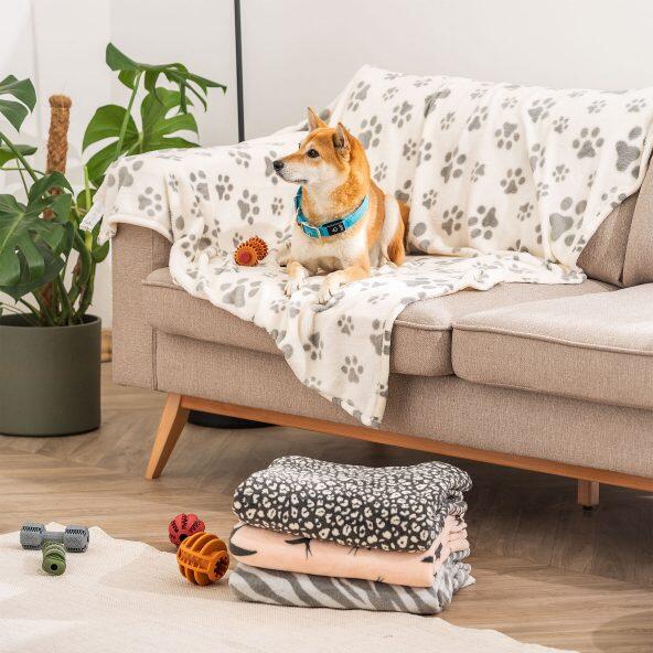 HOME CREATION(R) 	 				Plaid en polaire coral