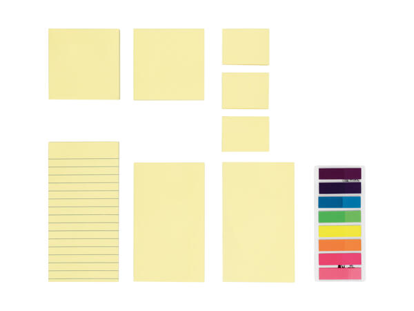Blocs-notes adhésifs, 9 pièces