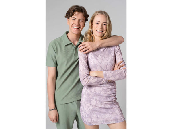 Dámské síťované mini šaty, růžová