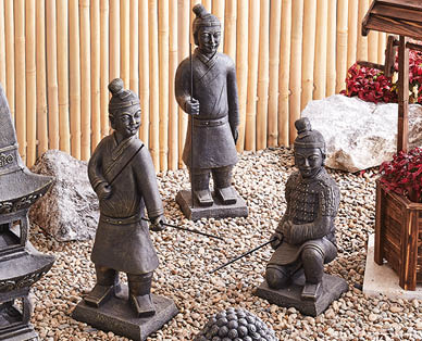 Garden Warrior Statues
