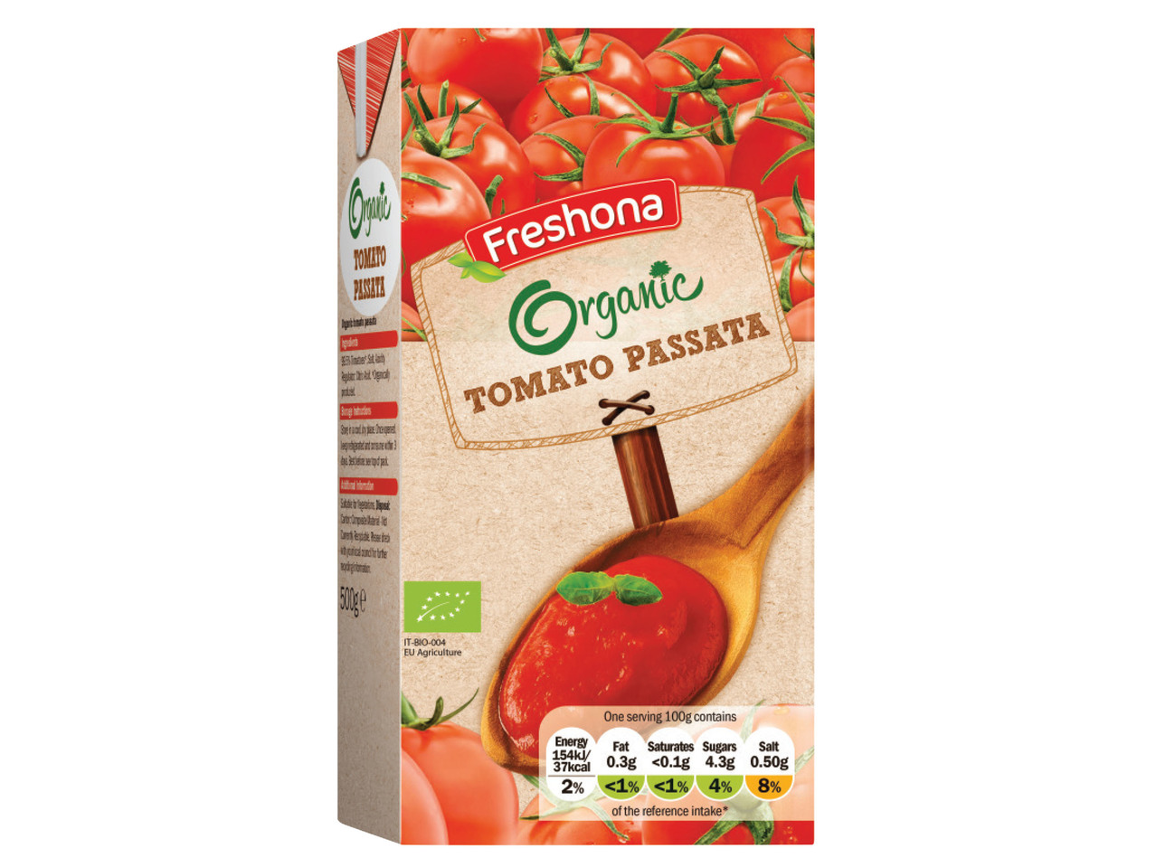 FRESHONA Organic Tomato Passata Lidl Northern Ireland Specials Archive