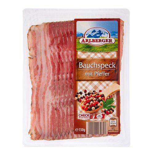 ARLBERGER Bauchspeck geschnitten, Pfeffer