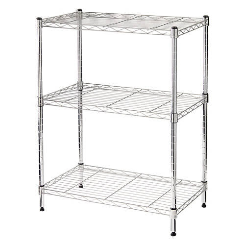 3 Tier Chrome Shelving