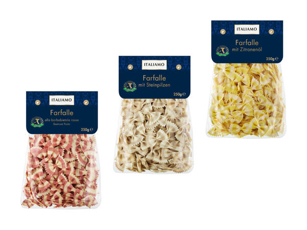 Farfalle colorées