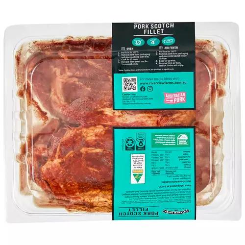 Maple Glaze Pork Scotch Fillet Steaks