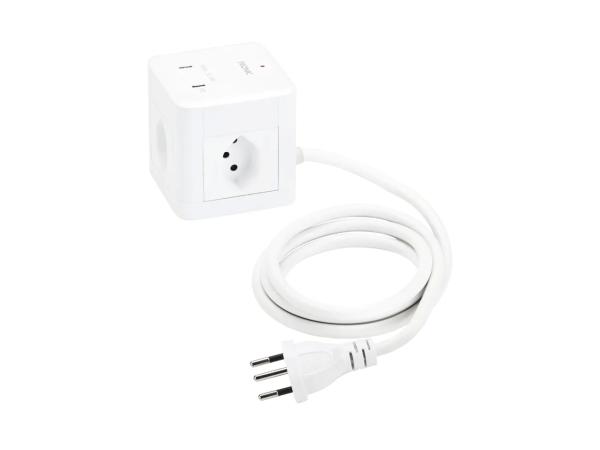 TRONIC(R) Stikdåseterning med USB-porte