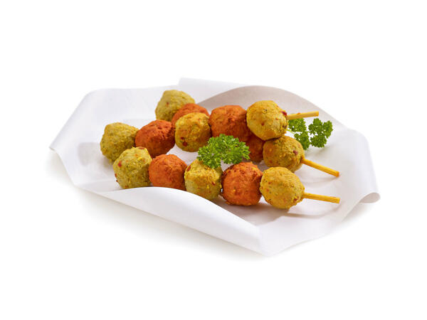 Mini-brochettes de boulettes