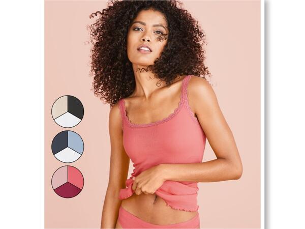 Ladies' Ribbed Vest Tops