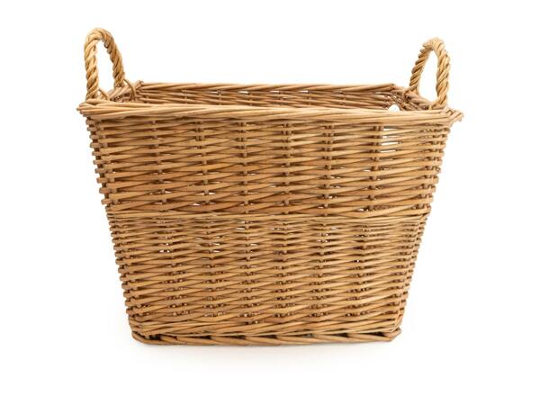 Candlelight Wicker Log Basket