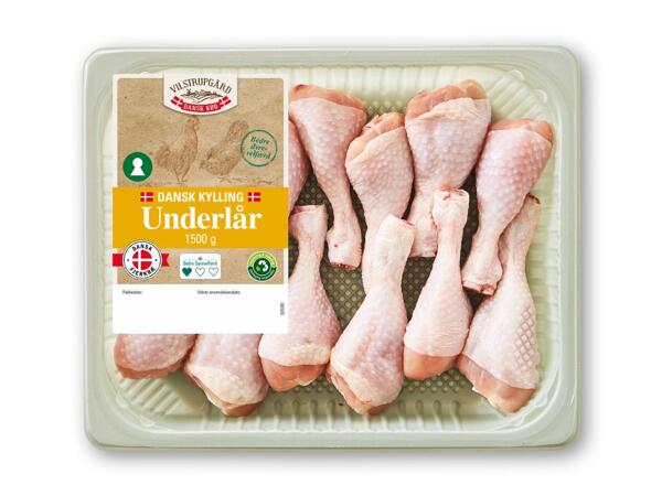 Danske hele kyllingelår, underlår eller inderfileter