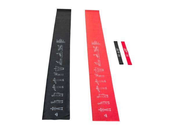 Crivit Strong to Extra-Strong Resistance Bands - Set of 4
