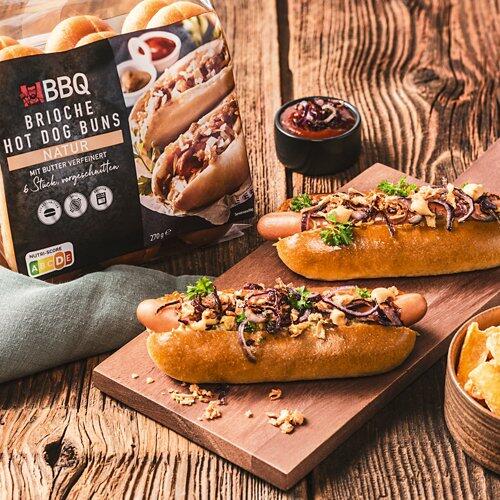 BBQ Brioche Hot Dog Roll
