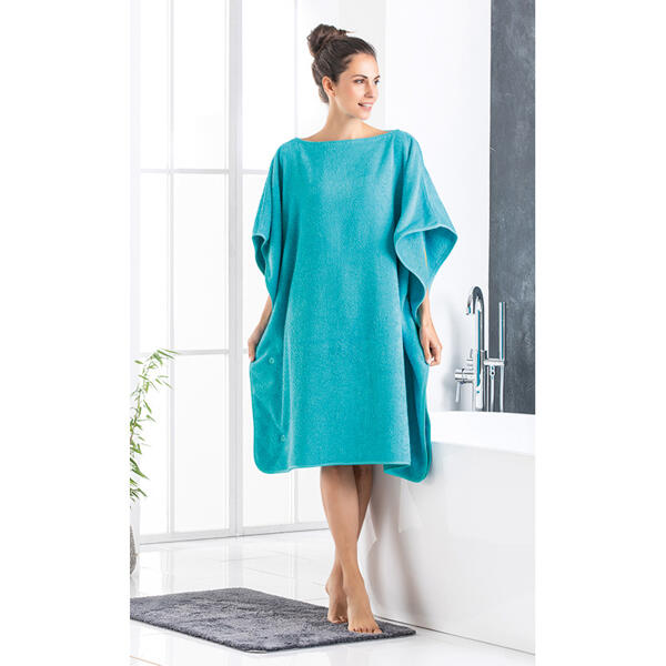 XL-Badetuch-Poncho 2in1