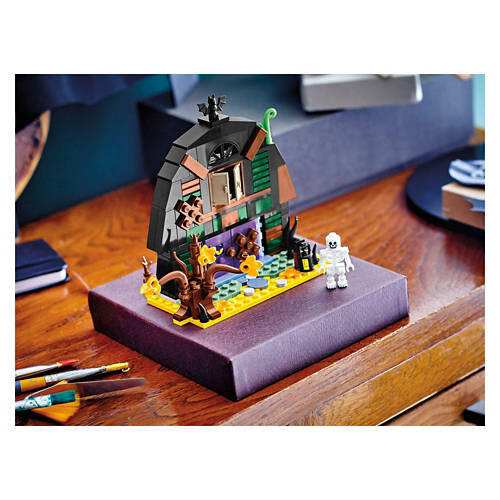 Kids Halloween Barn Build Set, 205 pieces