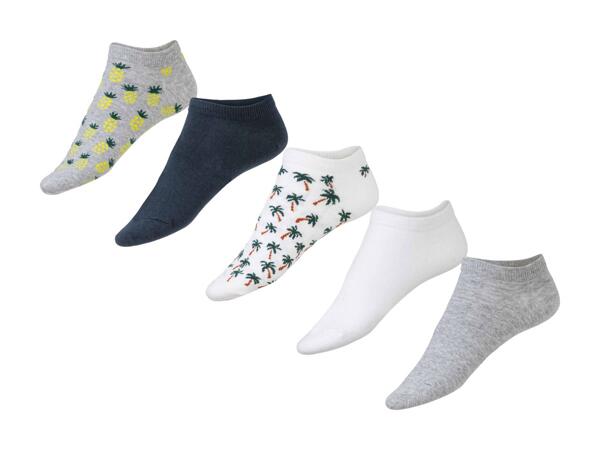 LIVERGY(R) Sneakersstrømper 5-pak