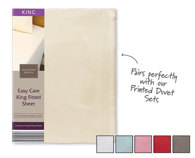 Easy Care King Fitted Sheet