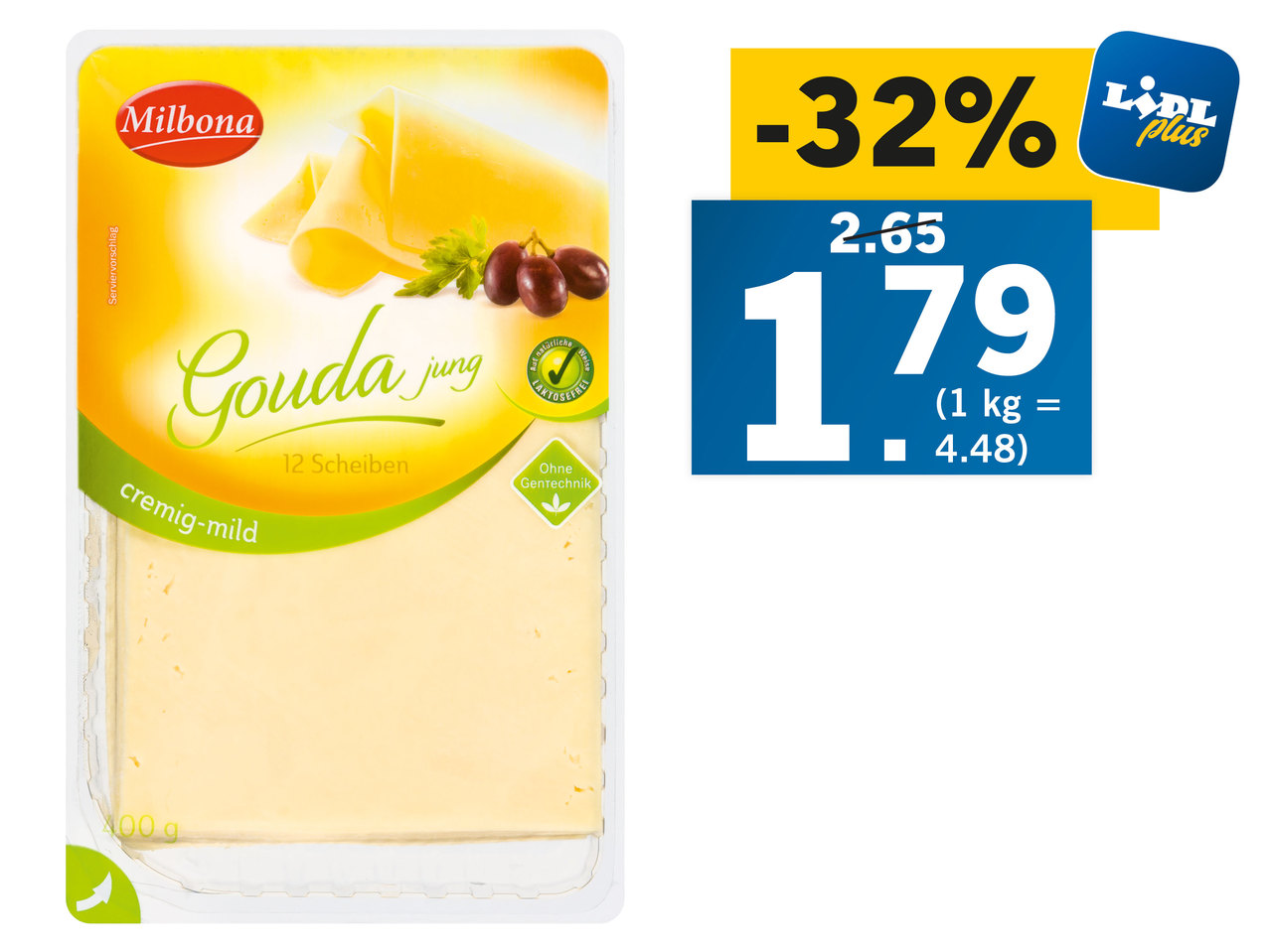 MILBONA Gouda Scheiben