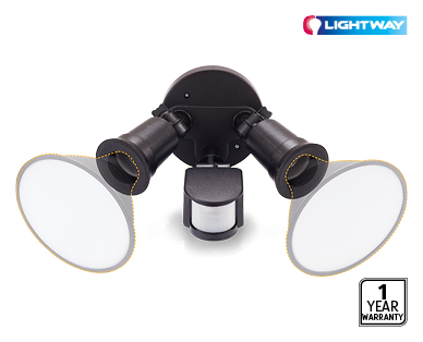 Twin Outdoor Sensor Light Unit or 2 x 10W Par 38 Globes