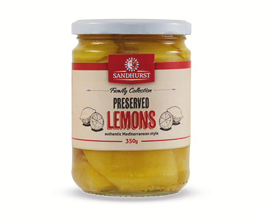 SANDHURST PRESERVED LEMONS 350G