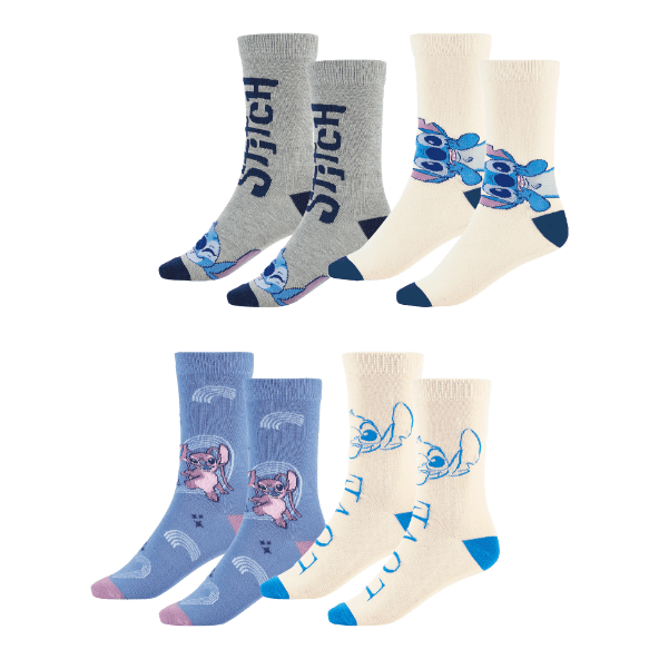 DISNEY(R) 				Chaussettes Lilo et Stitch, 2 paires
