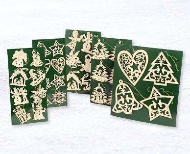 Décorations de Noël en bois