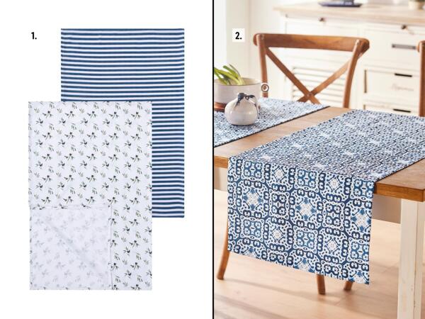 Nappe/​set de chemins de table, 2 pièces