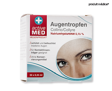 Gouttes ophtalmiques ACTIVE MED