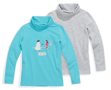 CRANE Kleinkinder-Rollkragenshirt, Doppelpkg.