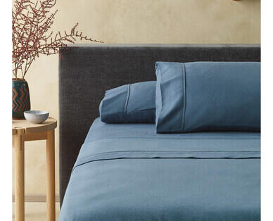 Organic Cotton Flannelette Fitted Sheet Set – King Size