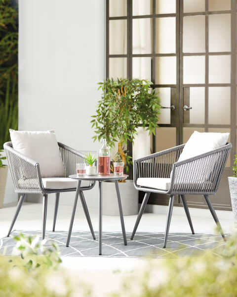 Gardenline 3 Piece Rope Bistro Set