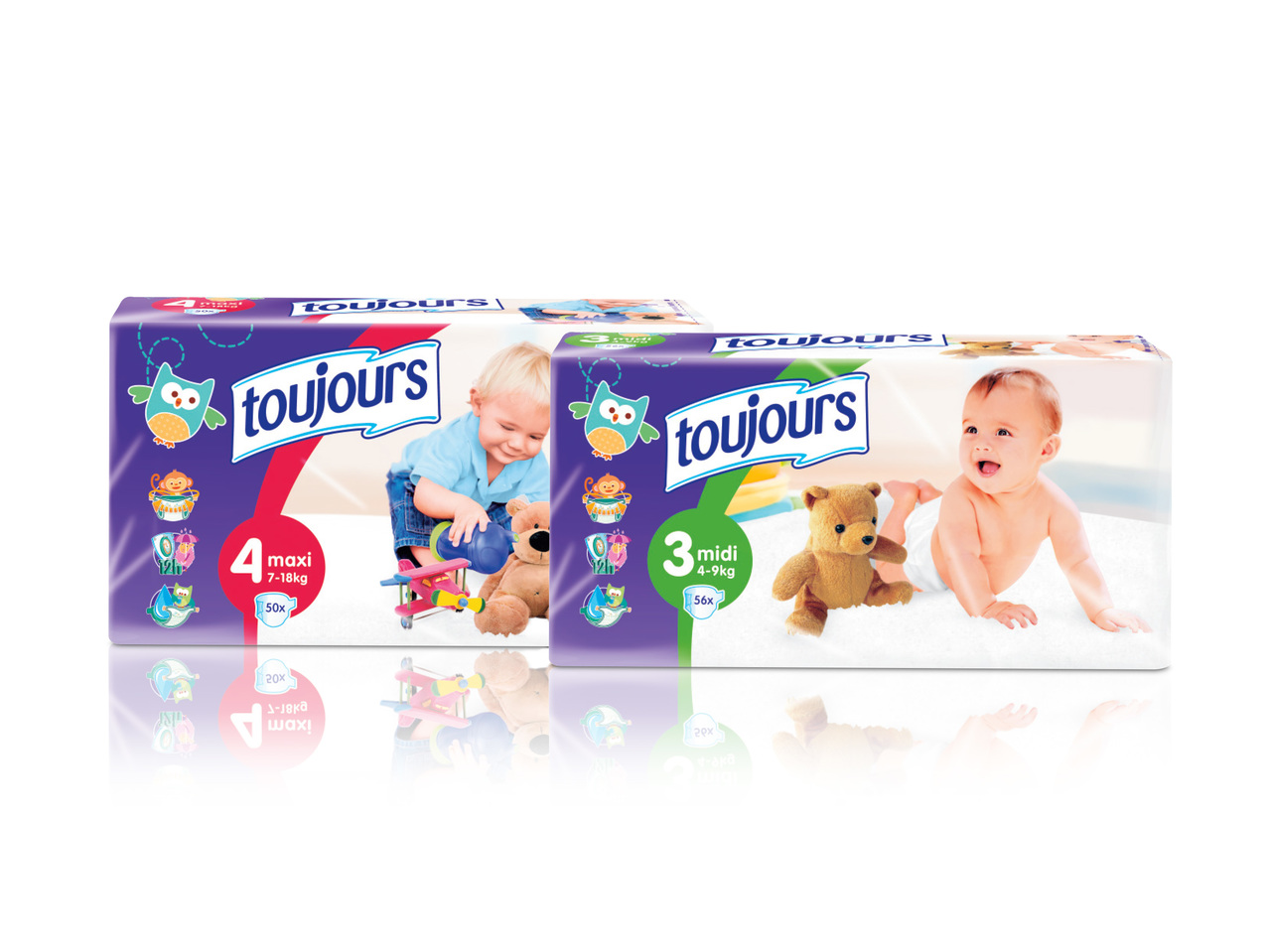 Blöjor midi/maxi/junior1