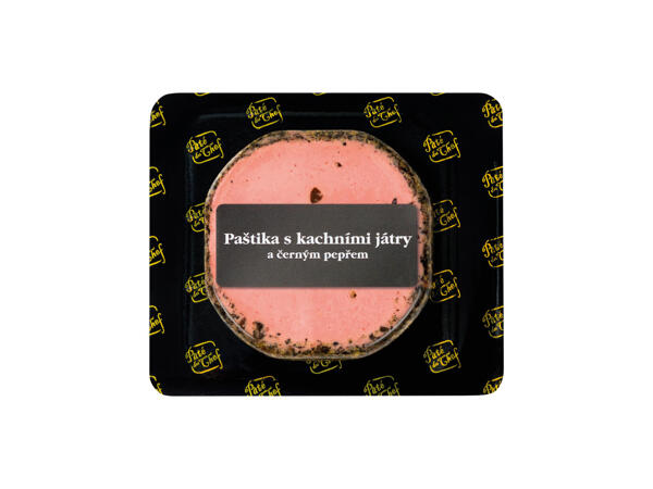 PAŠTIKA S KACHNÍMI JÁTRY