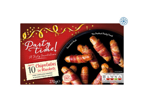Partytime Chipolatas in Blankets