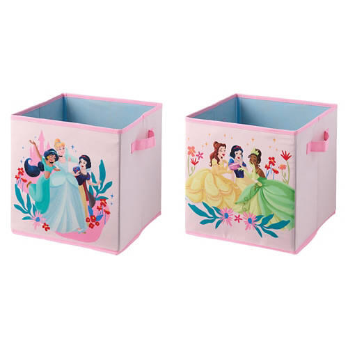 2 Pack Disney Princess Storage Box