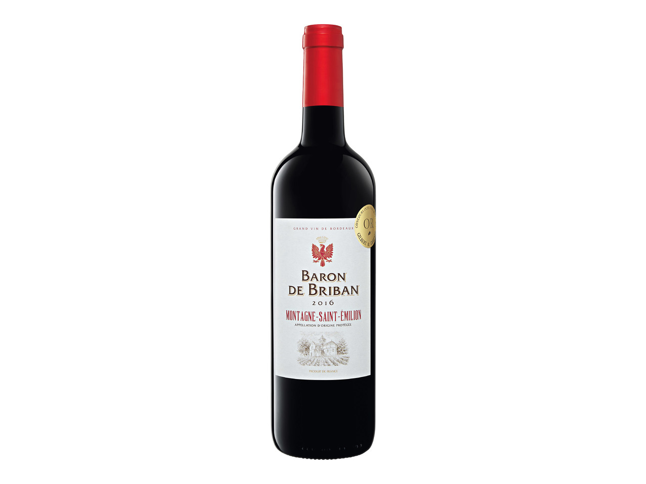 BARON DE BRIBAN 2016 MONTAGE SAINT ÉMILION