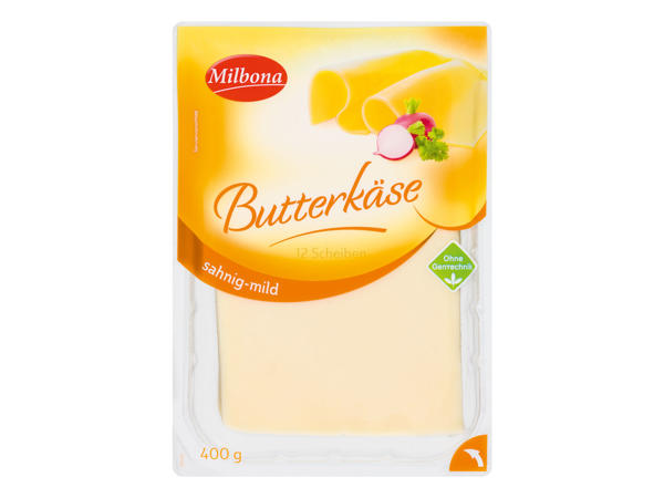 MILBONA Butterkäse in Scheiben