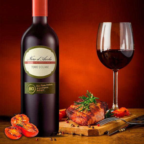 Økologisk Nero d'Avola IGP